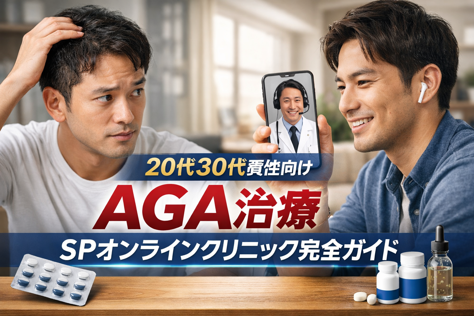 20代30代男性向けAGA治療｜SPオンラインクリニック完全ガイド